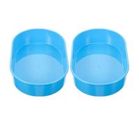 BCOATH Plastic Pill Dispenser Tray 2Pcs for Cart and Clinic Use Medication Storage Organizer Plate for Hospital and Nursing Home Settings