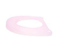 BCOATH Plastic Toilet Seat Cover Cushion Waterproof and Adaptive Upgrade for Toilet, Reusable Washable Round Seat Pad, Suitable for Rental House and Guestroom Use