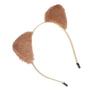 BCOATH Plush Cat Ears Hairband for Women, Soft Face Washing Headband with Cute Cat Ear Design, Keeps Hair Dry and Gentle on Head, for Skincare and Makeup Application