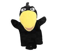 BCOATH Plush Crow Hand Puppet for Soft and Lightweight Animal for Parent Interactive Play Enhances Motor Skills Creativity and Communication Development