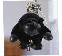BCOATH Plush Gorilla Doll Keychain Soft Stuffed Pendant for Car Keys Backpack Purse Decoration Cute Black Monkey Hanging Charm Gift for Birthday Wedding