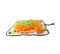 BCOATH Portable Dog Snuffle Mat Lightweight Pet Treat Puzzle Mat for Training and Mental Stimulation Washable Interactive Puppy Decompression Cushion for Slow Feeding and Boredom Relief