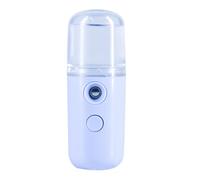 BCOATH Portable Facial Mist Sprayer USB Charging 30ml Blue Plastic Beauty Hydrating Humidifier for Office and Living Room Use Skin Moisturiser and Makeup Friendly Device