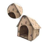 BCOATH Portable Folding Dog House Elevated Dog Bed Washable Pet Bed Furniture Pet Supplies