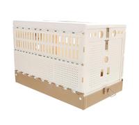BCOATH Portable Folding Small Abs Pigeon Cage with Removable Tray and Secure Lock Multi-function Nest for Doves Kittens Puppies Rabbits Easy to Clean and Pet Enclosure