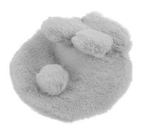 BCOATH Portable Hot Water Bag with PVC Design Plush Rabbit Shape Soft Cover for Menstrual Relief and Outdoor Warmth Comfortable Heating Pouch Gift for Women and Family