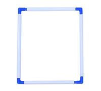 BCOATH Portable Plastic Clip Embroidery Frame 35X45Cm PVC Handheld Square Cross Stitch Hoop for Needlepoint Quilting Craft Random Color Random Color