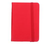 BCOATH Portable Pocket Notebook Lightweight Red Memo Pad with Simple Design, Paper and Pu Material, for Creative Writing and Diary Notes, Small Notepad for On-the-go Use