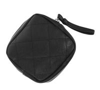 BCOATH Portable PU Period Pouch for Women, Reusable Tampon and Sanitary Pad Holder with Zipper, Compact Multi-Function Menstrual Storage Bag for Daily Use and Travel