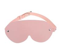 BCOATH Pu Leather Sleep Eye Mask for Women, Adjustable Strap Mind Fold Blindfold, Light Blocking Eye Mask for Travel, Masquerade Ball and Cosplay Use