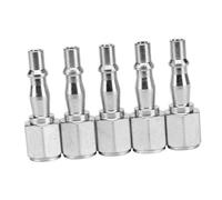 BCOATH Quick Air Hose Attachments 10pcs 1/4 Bsp Mini Screw Pneumatic Tube Connectors Hose Pipe Joiner for Air Compress