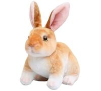 BCOATH Realistic Bunny Plush, Soft Stuffed Rabbit for Babies and, Brown Sitting Rabbit Plush Suitable for ’ Play and Nursery Decoration