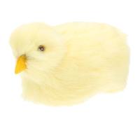 BCOATH Realistic Plush Chick, Simulated Chick Model Soft Stuffed Animal for, Home Decoration and Photography Prop, Small Chicken Shape Adornment for Housewarming