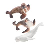BCOATH Realistic Walrus Figurine Hand Painted Miniature Ocean Animal Figures for Interactive Learning Sea Animal for Birthday and Classroom Play