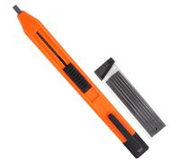 BCOATH Red Mechanical Pencil for Drawing and Woodworking with Lightweight Plastic Body and Portable Design, Includes Refills, for Engineers and Carpenters