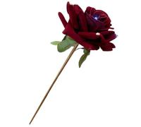 BCOATH Red Rhinestone Hair Pin Ancient Style Elegant Hair Clip Maintains Color and Shape for Ceremonies