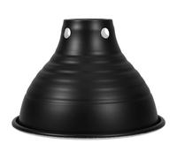 BCOATH Reptile Reflector Dome Heat Lamp Cage Cover, Black Iron Insulation Lampshade for Snake and Turtle, Easy Maintenance Reptile Tank Accessory with E27 Specification