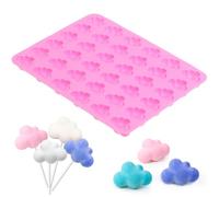 BCOATH Reusable Pink Silicone Cloud Mold for Baking and Candy Making, Heat-Resistant with Wide Temperature Tolerance, for Café Shop and Hotel Use