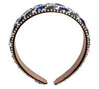 BCOATH Rhinestone Headband Hair Hoops Blue Rhinestone, Lightweight, Comfortable to Wear, Does Not Scratch Skin, for Women, Photo Props, Different Occasions