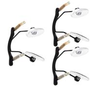 BCOATH Rimless Glasses Nose Bridge Pad Replacement 3pcs Universal Nose Bridge Holder Single Hole Frameless Glasses Repair Accessories for Eyewear