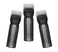 BCOATH Root Comb Applicator Bottles Simple Elegant Design with 160ml Capacity 3 Pcs Reusable Pp Material for Hair Dyeing Suitable for Professional Hair Colouring and Salon Use