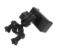 BCOATH Rotatable Motorcycle Handlebar Action Camera Mount with Dual Ball Head Abs Bike Phone Clamp Holder for Stable Filming Compatible with Gopro and Rearview Mirror Use