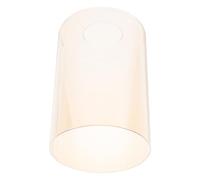 BCOATH Rustic Amber Glass Lamp Shade Cylinder Small Lampshade Cover for Pendant Lights and Wall Sconces with Soft Lighting and Easy to Clean Design