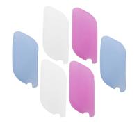 BCOATH Silicone Toothbrush Case and Toothbrush Covers Set 6pcs Portable Protective Caps for Travel Dustproof Design Light Blue Rose Red White
