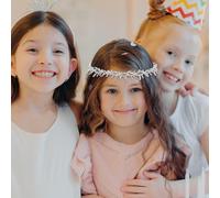 BCOATH Silver Barbed Metal Crown Headband for Men and Women, Renaissance King Costume Accessory, Birthday Party and Performance Hairpiece