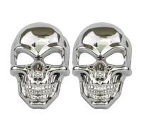BCOATH Skeleton Mask Plated Plastic Skull Mask Halloween Full Face 2pcs with Breathability and Precisely Cut Eyes for Carnival and Hip-hop Dance
