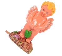 BCOATH Small Angel Aquarium Bubbler Decoration Resin Fish Tank Accessory with Bubble Effect Oxygen Pump Ornament Enhancing Water Circulation and Oxygenation for Aquariums