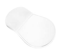 BCOATH Small Ergonomic Mouse Pad Rest Cushion for Mouse Silicone Hand Rest Transparent