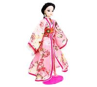 BCOATH Small Han Chinese Clothing Doll for Adorable Ancient Style Doll with Bright Cartoon Look Plaything for Boys Lovely Model for Home and Travel Fun
