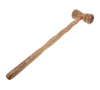 BCOATH Solid Wood Judge Gavel with Comfortable Grip Knocking Sound Auction Hammer for Lawyers Judges and Court Use Practical Wooden Mallet