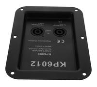 BCOATH Speaker Junction Box Terminal Plate Iron Square Lightweight for Stage Equipment and Various Occasions