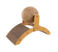 BCOATH Stable Cat Scratcher Ball for Indoor Cats Floor Kitten Scratchers with Dual-sided Abrasion-resistant Surface Interactive Pet to Protect Furniture and Satisfy Clawing Instincts