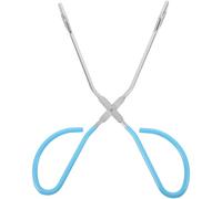 BCOATH Stainless Steel Bathroom Tong Wipe Assist Clip 11 Inch for Elderly Disabled and Obese, Toilet Aid Self-Wiping Tool for Bathroom Hygiene and Toilet Tissue Assistance