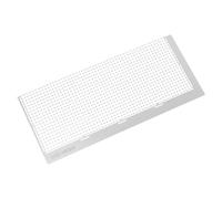 BCOATH Stainless Steel Rhinestone Painting Tool with Precision Design and Alignment Assistance, 1020 Blank Grids Mesh Ruler for Rhinestones and Cross Stitch, for Use at Home and Art