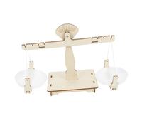 BCOATH Stem Science Learning DIY Balance Scale Model Assembly Kit for Over Years Old Educational Physics Craft for Analytical Skills Development and School Science Projects