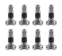 BCOATH T Type 1 Pin Wire Connector 8pcs Plastic Clamp Connectors