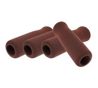 BCOATH Thick Foam Crutch Handle Grips Non-Slip Padded Walking Stick Handgrips for Elderly Disabled Comfortable Mobility Support Brown 4pcs