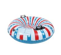 BCOATH Thickened Inflatable Snow Sled Cushion PVC Outdoor Sliding Tube for Adults Winter Fun with Reinforced Bottom and Stable Seat Handles
