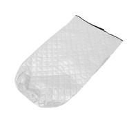 BCOATH Thickened Water Heater Cover, Silver Aluminum Foil and Cotton Material, Cylindrical Shape, Scratch Resistant and Wipeable, for Outdoor Installation and Home Renovation