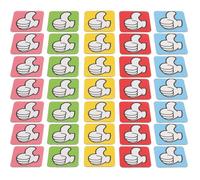 BCOATH Thumb Shaped Magnets Soft Rubber Material 100pcs with Convenient Use and Not Easy to Fall for Calendars and Lockers for Teaching and Home Education Incentive Stickers