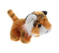 BCOATH Tiger Design Plush Keychain Smooth Stuffed Animal Pendant for Schoolbags and Employee Welfare Small Bag Hanging Decoration for Wildlife Lovers