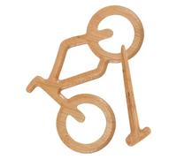 BCOATH Unique Decorative Bicycle Brooch Wooden Lightweight Pin for Women Portable Khaki Accessory Presents for Backpacks and Hats for Cyclists on Occasions