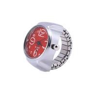 BCOATH Unisex Stainless Steel Finger Watch Ring with Quartz Movement, Classic Minimalistic Design, Comfortable Wearing Experience, Easy to Put or Take, Suitable for Occasions