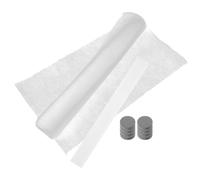 BCOATH Universal Kitchen Oil Filter for Range Hood with High Temperature Resistant Non-woven Fabric and Magnet Accessories, White Kitchen Ventilator Hood Filter Replacement for Efficient