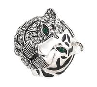 BCOATH Vintage Rhinestone Tiger Corsage Brooch Creative Suit Accessory for Women Party Supplies and Clothes Badges for Animal Dress