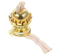 BCOATH Vintage Wick in Replacement Oil Golden Aluminium Burner Lamp Alloy Sturdy Kerosene Accessory for Those